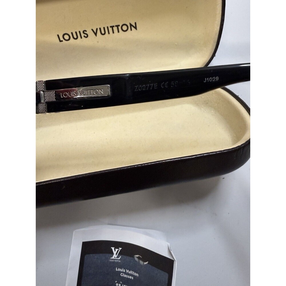 LOUIS VUITTON LV Sunglasses Z0277E Black/Silver Men w/COA & Case - Picture 3 of 7